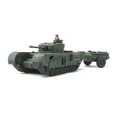 TAMIYA 32594 British Churchill Tank MKVII Crocodile 1:48 Tank Model Kit • £24.49