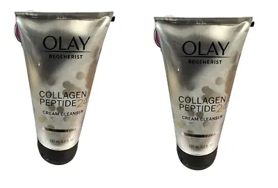 $29.15 • Buy Olay Regenerist Collagen Peptide 24 Cream Cleanser, 5 Fl Oz Lot Of 2 Pieces