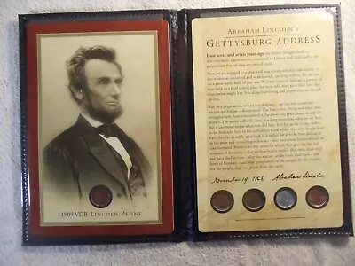 United States Commemorative Gallery Lincoln 1909 Vbd Penny Set Of 5 Coins • $29.50