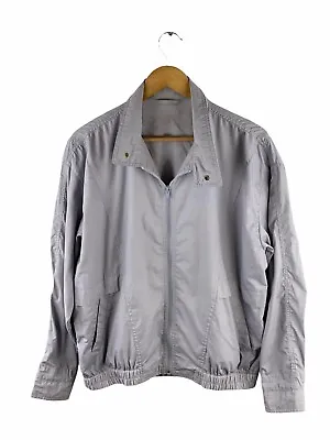 McGregor Full Zip Bomber Jacket Mens Size XL Grey Long Sleeve Pockets Collared • $47.97