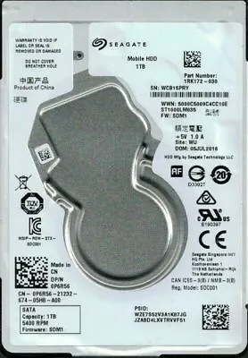 Laptop 2.5 SATA Hard Drive 160GB 250GB 320GB 500GB 750GB 1TB 2TB 5400RPM PS4 • £20.99