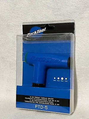 Park Tool PTD-5 Bicycle Torque Driver Wrench L-Handle Preset 4-Bits - NEW • $19.99