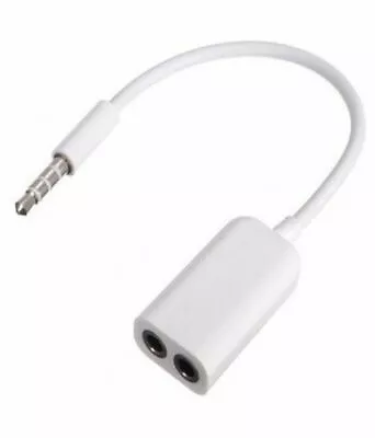 £2.99 • Buy 3.5mm Headphone Microphone Jack Splitter Cable 4 Pole Mic Adapter Xbox Adaptor