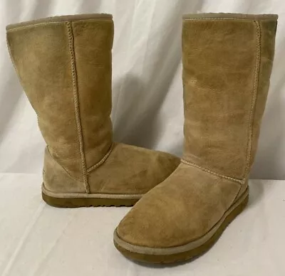 UGG Australia Women's Boots Classic Tall Size 6 Sand Tan /EUR 37/UK 4.5...….X169 • $25.99