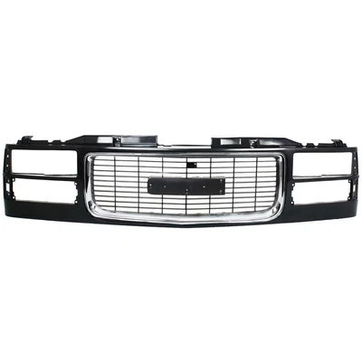 $89.98 • Buy Grille Assembly For 94-98 GMC C1500 94-00 K1500 K2500 Yukon Chrome Opening