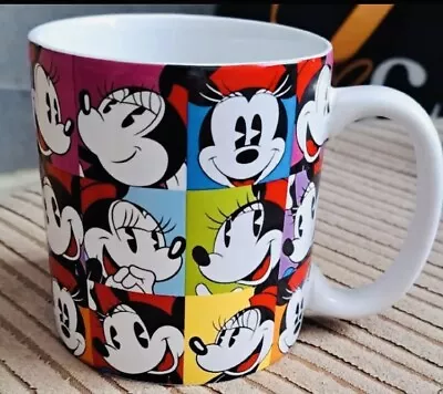 Disney Store Minnie Mouse LARGE Mug Orange Genuine Disney Store Pasadena Ca • $12