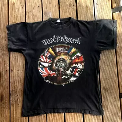 Vintage Rare Motorhead 1991 Tour 2 Sided 100% Cotton Graphic T-Shirt XL 101388 • $31.96