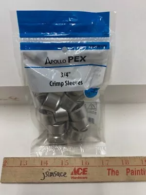 Apollo Conbraco PXSS3410PK Pipe Sleeve 3/4  PEX 10-Pcs/Pk • £9.63