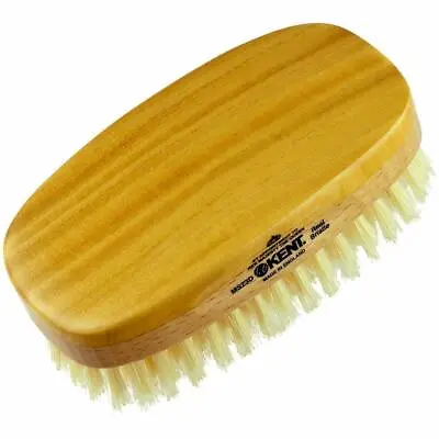 Kent MS23D Finest Men's Military Style Hair Brush. Satin / Beech Wood Base • $104