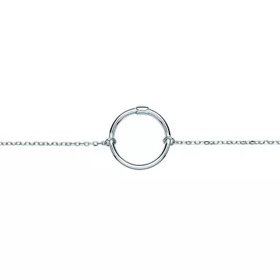 Silver Jewelco London Carrier Hoop Charm Bracelet • £45.99