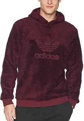 New Men's Adidas Originals Winterized Trefoil Pullover Hoodie ~ Medium  #dh7079 • $58.50