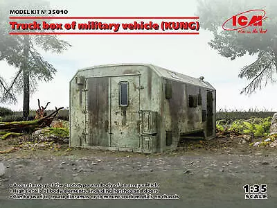 £21.52 • Buy ICM 35010 - 1/35 Truck Box Of Military Vehicle (Kung ) - New