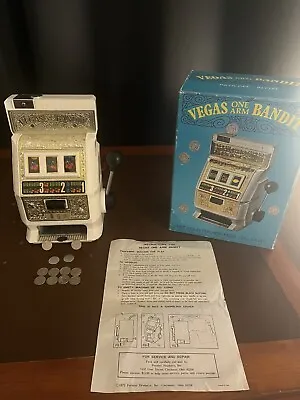 $23.90 • Buy Vegas One Arm Bandit Vintage 10 Cents Slot Machine Poynter PRO. INC. 1972