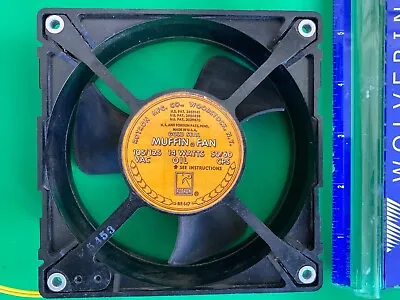 Rotron Muffin Fan Vintage 105/125 VAC 14 Watts 50/60 CPS With Hardware • $21.74