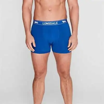 2 Pack Lonsdale London Trunks Boxer Short Boxers Pants Briefs Size XS-4XL • £14.50