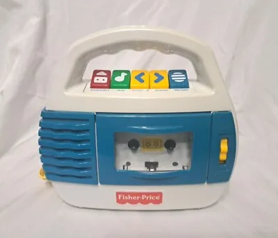 Vintage Fisher Price Cassette Tape Recorder Player & Microphone 1997 Model 73801 • $69.23