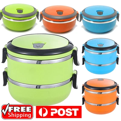 $16.99 • Buy 6Type  Lunch Box Thermos Food Flask Stainless Steel Insulated Food Jar Container