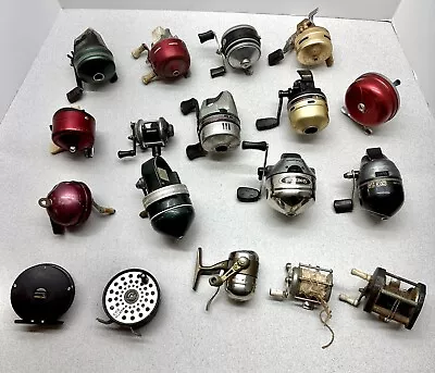$16.50 • Buy Vintage Mixed Lot Of  Fishing Reels Pflueger Garcia Shakespeare Bronson Daiwa