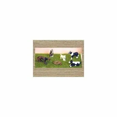 Painted 7 Assorted Dogs O Scale Langley L30p • £15.40