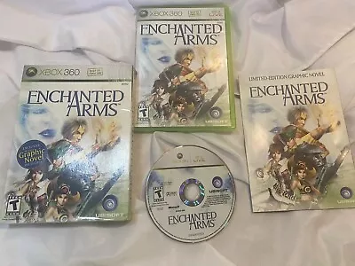 Enchanted Arms (Xbox 360 2006) Complete CIB & Limited Edition Graphic Novel • $23.99