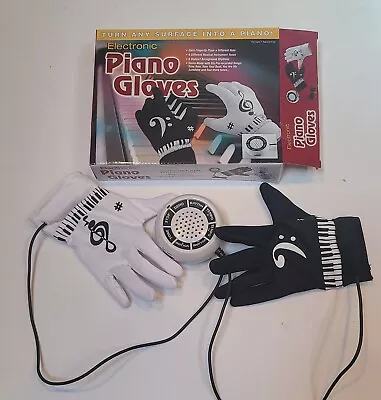 Electronic Piano Gloves - Converts Any Surface To Keyboard - IOB • $13.99