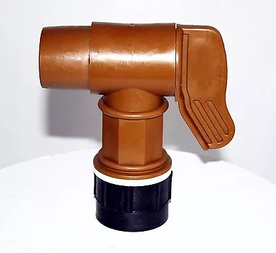 Heavy Duty Ibc Adapter (s60x6) Tojumbo 2  Polyethylene Drum Barrel Tap.   • £15.99