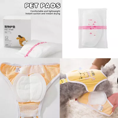 30pcs Female Pet Dog Puppy Nappy Diapers Disposable Sanitary Pants Underpants AU • $13.49