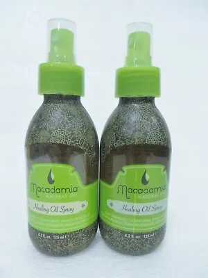 MACADAMIA HEALING OIL SPRAY 4.2 OZ  (Lot Of 2) Glass Bottles! • $24.80