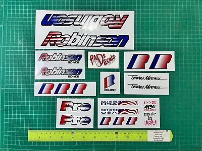 Robinson Pro Bmx Sticker Decals On Clear • $60.96