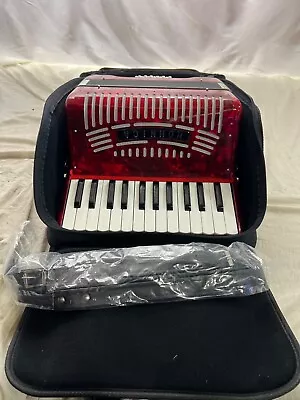 HOHNER 1303 RED Piano Accordion - Red (Gorgeous) • $229