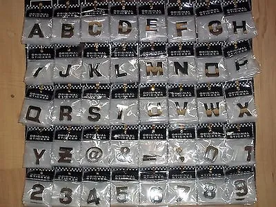 £1.49 • Buy  Chrome 3D Self-adhesive Letter Number Car Badge Door Sticker For Home & Auto
