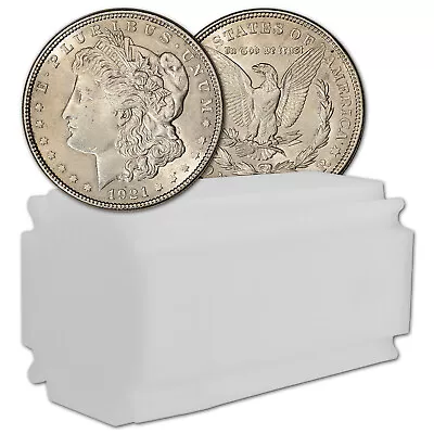 1921 US Morgan Silver Dollar - Roll Of 20 Coins - AU • $585