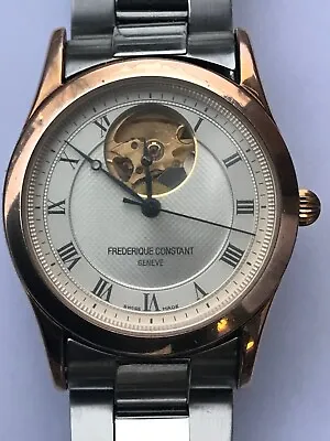 Frederique Constant Gold CLASSICS FC-303 Heartbeat Automtic Watch Rolex Bracelet • $379