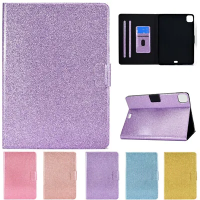 $21.69 • Buy For IPad 5/6/7/8/9th Gen Mini 6 Air Pro 11 2021 Glitter Leather Stand Case Cover