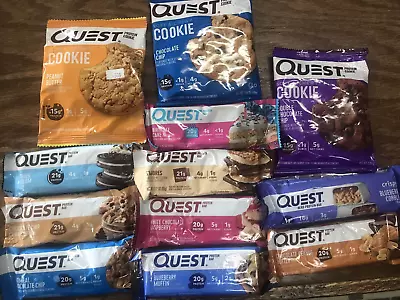 Quest Protein Bars/Cookies Variety 65ct(8/23-9/24) • $52.99