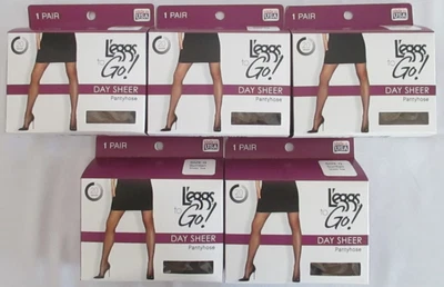 $8.06 • Buy Leggs To Go! Day Sheer Pantyhose - Suntan - Q - Sheer Toe