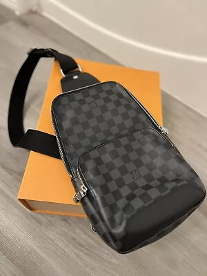 100% Authentic Louis Vuitton Cross Body Bag Men /Sling Bag • $980