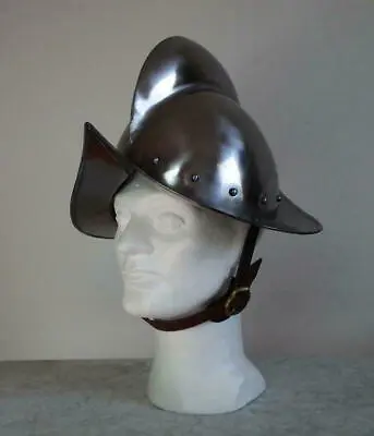 Collectibles Medieval Spanish Helmet Morion Steel Armor Spanish Helmet  • $95