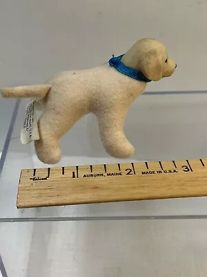 Miniature Plush Dog 1998 Mattel Pet Lovin' Barbie Yellow Lab • $8.99