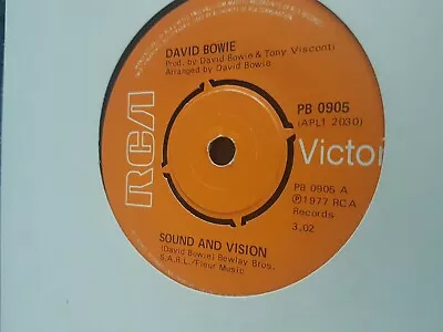 David Bowie Sound And Vision.7  Vinyl Single. • £2.98