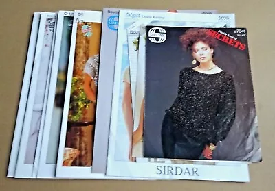 Multi-list Selection Of Sirdar Lady’s Used Knitting Patterns (h) • £2.95