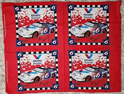 Vintage NASCAR Fabric ~~MARK MARTIN Valvoline (34 X44 ) 4 Panels~~Roush Racing • $12.95