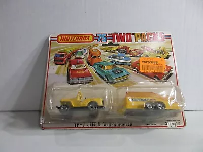 Matchbox Superfast TP-7 Jeep And Glider Trailer In Good Card • $69.06