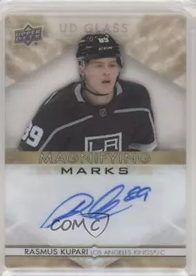 2021-22 Ovation UD Glass Magnifying Marks Gold /35 Rasmus Kupari Rookie Auto RC • $22.97