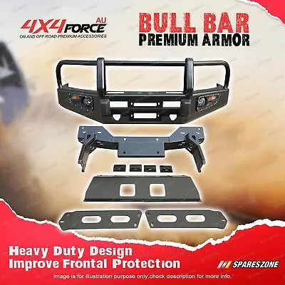 Premium Armor Bumper Bullbar With Skid Plate 3 LOOP For Mazda BT50 11-18 • $1139.95