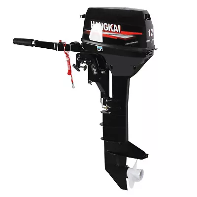 HANGKAI 2 Stroke 12HP Outboard Motor Boat Engine Water Cooling CDI System NEW • $1102