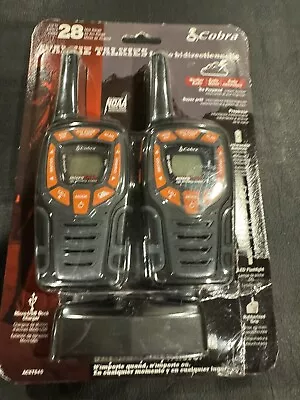 Cobra ACXT545 28 Mile Water Resistant 2 Way Radio Walkie Talkies New-Sealed • $34