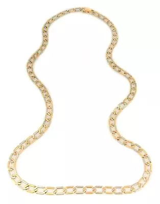 Van Cleef & Arpels 18k Two Tone Gold Octagonal Link Long Chain • $11350