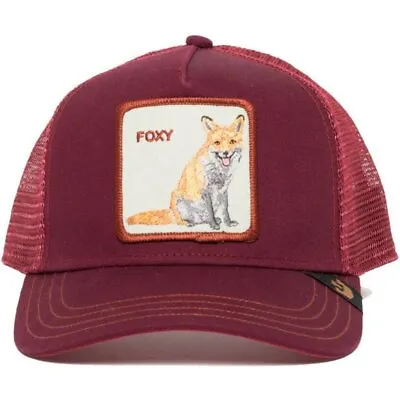 $99.99 • Buy Goorin Animal Farm Trucker Baseball Snapback Hat Fox Foxy Mama Maroon Cap Rare