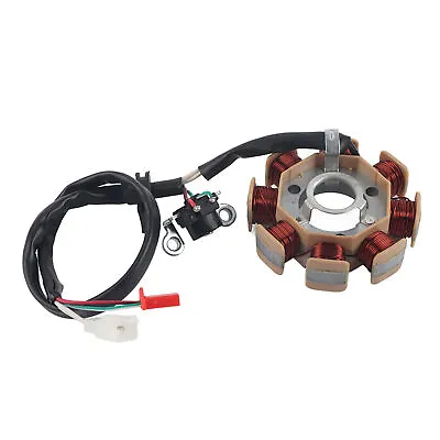 ◇ Car Motorcycle 8 Poles Magneto Ignition Stator Coil Generator Fits For RS100 • £23.72